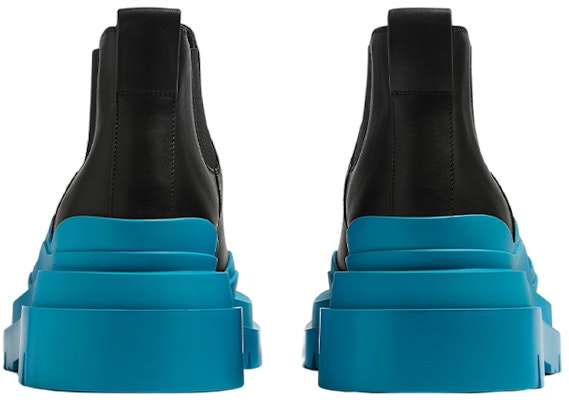 Bottega Veneta 葆蝶家 植鞣皮革短款切爾西靴 阿瑪菲藍 Shop Bottega Veneta 葆蝶家 植鞣皮革短款切爾西靴 阿瑪菲藍