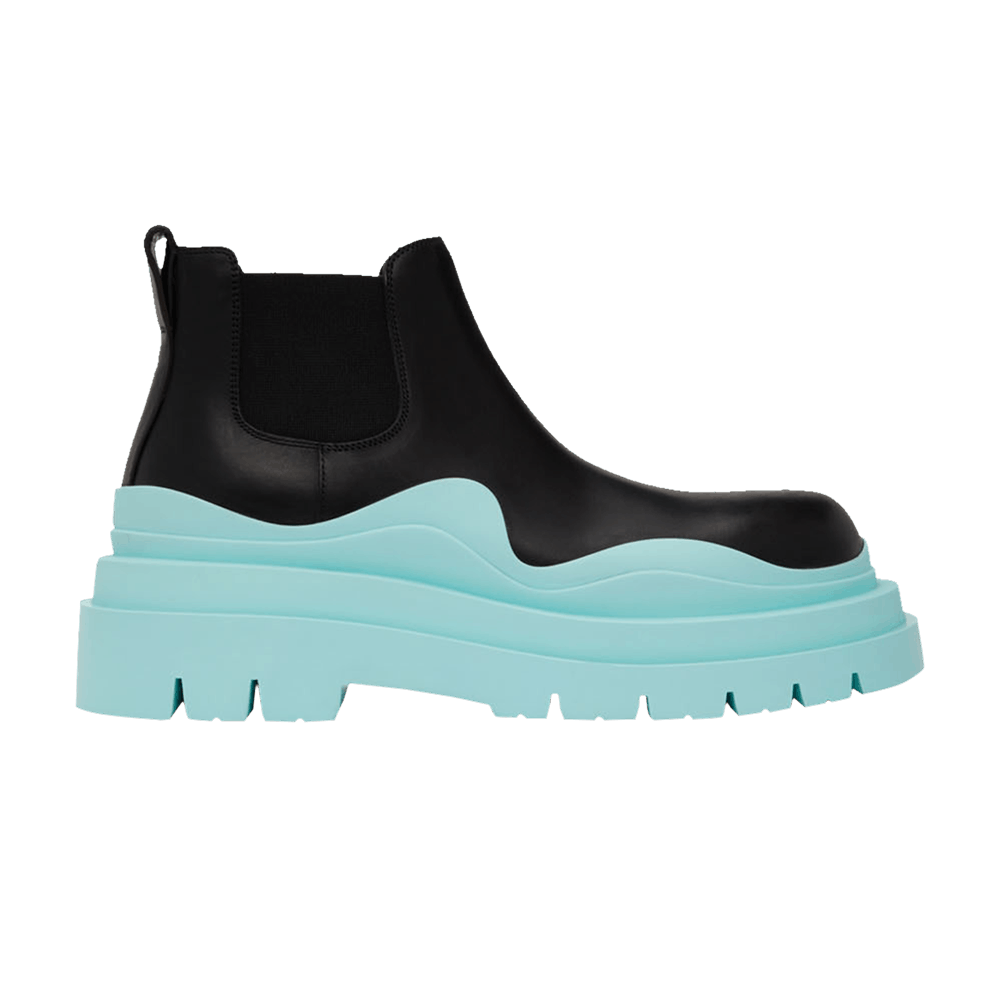 Bottega Veneta Tire Cropped Boot 'Black Blue' 630281-VBS50-1334