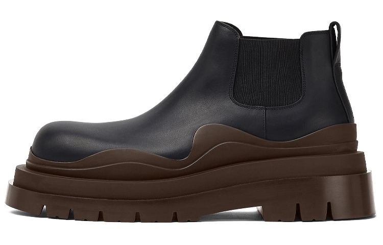 Buy Bottega Veneta Bota Tire Cropped 'Negro Ébano' 630281-VBS50-1257