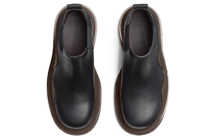 Bottega Veneta Tire Cropped Boot 'Black Ebony' 圖 3