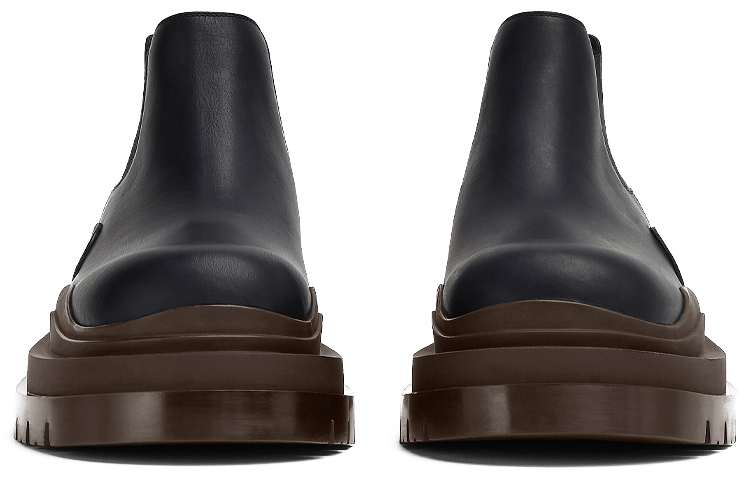 Bottega Veneta Tire Cropped Boot 'Black Ebony' 圖 4