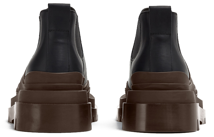 Bottega Veneta Tire Cropped Boot 'Black Ebony' 圖 5