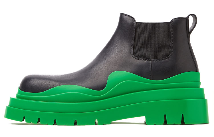 Bottega Veneta Tire Cropped Boot 'Black Grass' 630281VBS501477