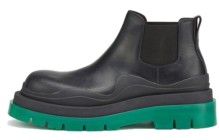 Bottega Veneta Tire Cropped Boot 'Black Grass'