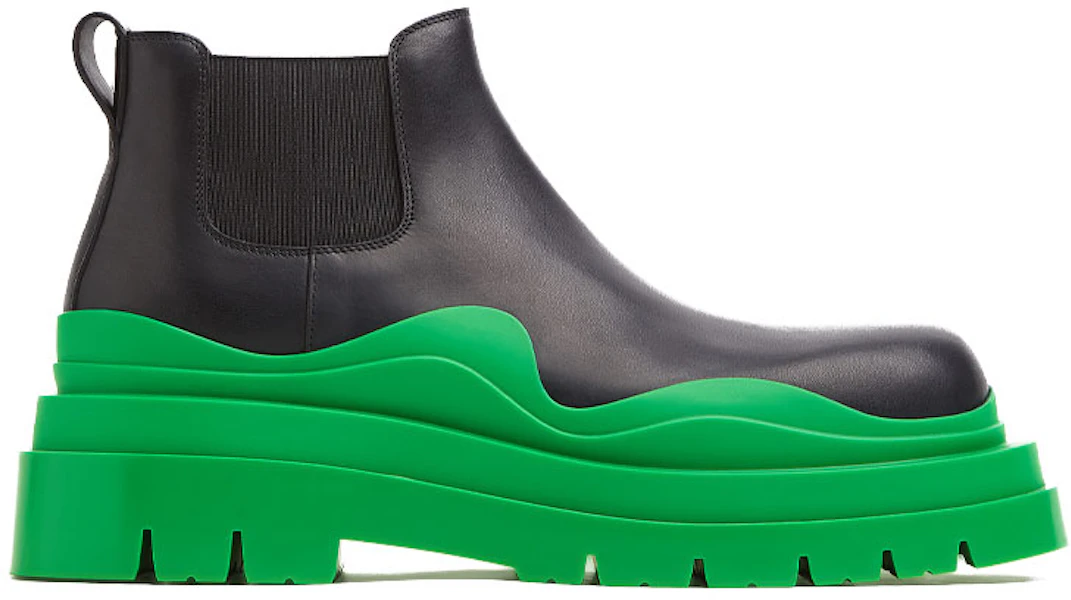 Bottega Veneta Stivale Tire Cropped ''Nero Erba'' 630281VBS501477 Lookbook Bottega Veneta Stivale Tire Cropped ''Nero Erba'' 630281VBS501477