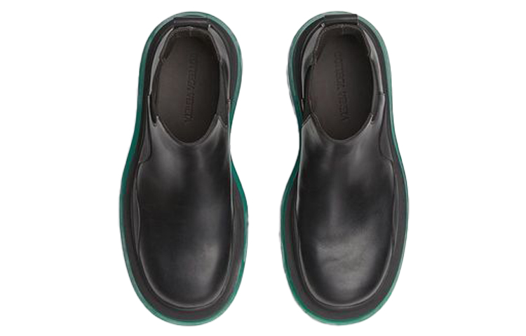 Bottega Veneta Tire Cropped Boot 'Black Grass' 圖 4