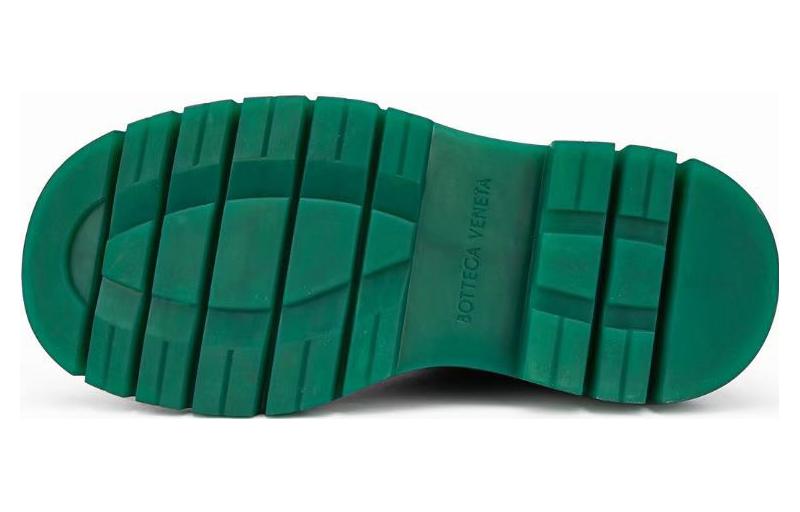 Bottega Veneta Tire Cropped Boot 'Black Grass' 圖 5