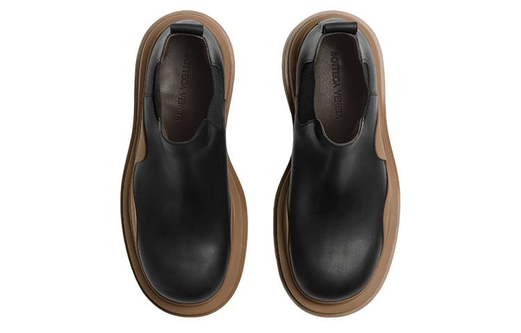 Bottega Veneta Tire Cropped Boot 'Black Jute' 圖 4