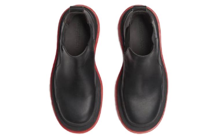 Shop ボッテガヴェネタ タイヤブーツ (ブラックレッド) 630281VBS501028