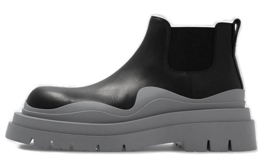 Bottega Veneta Tire Cropped Boot 'Black Vapor' 630281-VBS50-1378