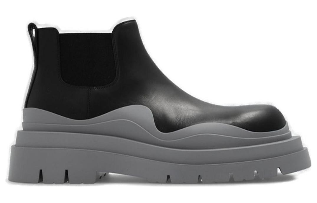 Order Bottega Veneta Tire Cropped Boot 'Black Vapor' 630281-VBS50-1378