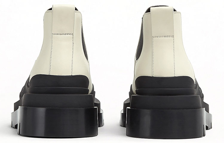 Bottega Veneta Tire Cropped Boot 'Sea Salt' 圖 5