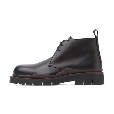 Bottega Veneta Tire Desert Boot 'Black Fondant'
