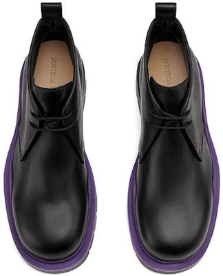 ボッテガ・ヴェネタ タイヤ デザートブーツ "ブラックプラム" 667074VBS501395 Shop ボッテガ・ヴェネタ タイヤ デザートブーツ "ブラックプラム" 667074VBS501395