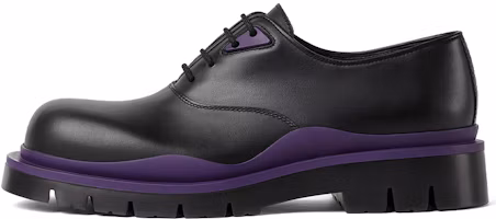 Bottega Veneta Tire Lace-Up 'Black Plum' 667073VBS501395 Bottega Veneta Tire Lace-Up 'Black Plum' 667073VBS501395
