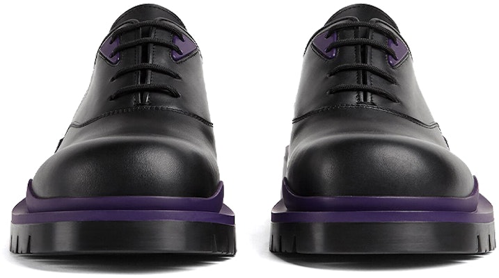 Bottega Veneta Tire Lace-Up 'Hitam Plum' 667073VBS501395 Shop Bottega Veneta Tire Lace-Up 'Hitam Plum' 667073VBS501395