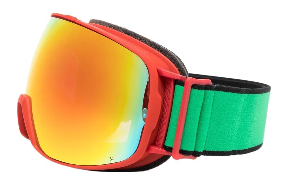 Lookbook Bottega Veneta Unisex Anti-UV Gradient Red Lens Ski Goggles BV1167S002