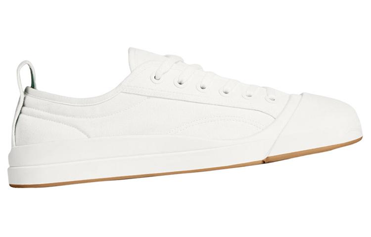 Order 葆蝶家 Vulcano 运动鞋 白色帆布 741360V2R109122