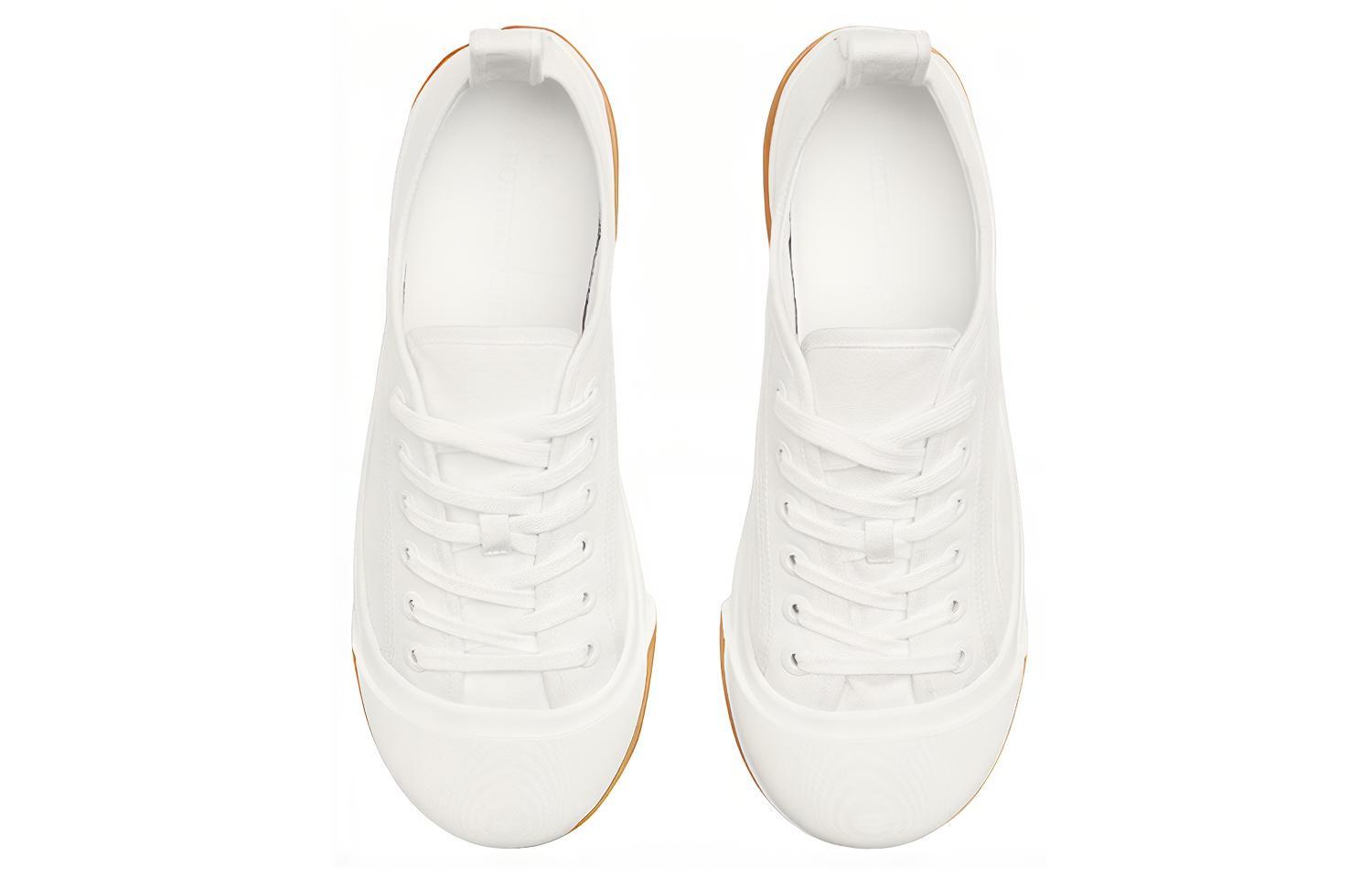 Lookbook 葆蝶家 Vulcano 运动鞋 白色帆布 741360V2R109122