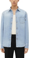 Bottega Veneta Washed Denim Button-Up Shirt Light Blue SS23 754703V2ZC04946 Bottega Veneta Washed Denim Button-Up Shirt Light Blue SS23 754703V2ZC04946