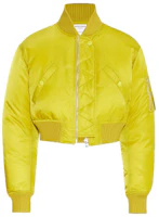 Bottega Veneta Waterproof Nylon Satin Jacket Yellow 646959VKIL07602 Bottega Veneta Waterproof Nylon Satin Jacket Yellow 646959VKIL07602