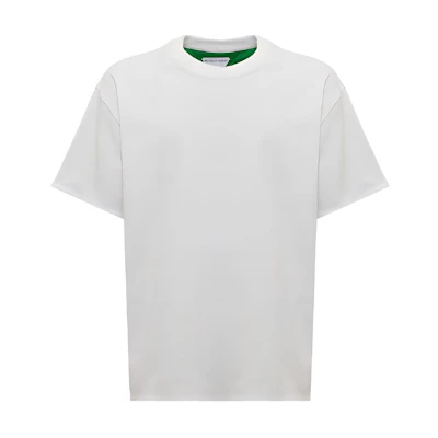 Bottega Veneta White Crewneck T-Shirt SS22 Loose Fit 661788V16E09056