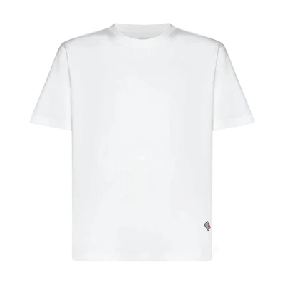 Bottega Veneta White Solid Loose Fit Short Sleeve T-Shirt 796216V4DE09071