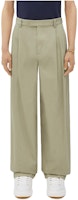 Bottega Veneta Wide-Leg Pants Solid Grey 738494V2T103008 Bottega Veneta Wide-Leg Pants Solid Grey 738494V2T103008