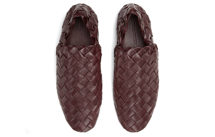 Bottega Veneta Woven Breathable Leather Fashion Sports Sandal 'Burgundy' 圖 3