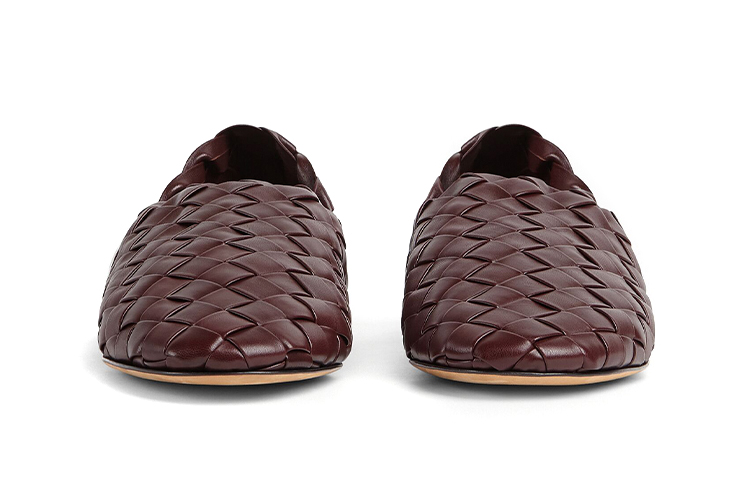 Bottega Veneta Woven Breathable Leather Fashion Sports Sandal 'Burgundy' 圖 4