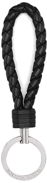 bottega-veneta-woven-lambskin-leather-keychain-unisex-couples-black-608783-vo-0-bg-8803