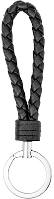 Bottega Veneta Woven Lambskin Leather Keychain Unisex Couples - Black. 608783-VO0BG-8803 Purchase Bottega Veneta Woven Lambskin Leather Keychain Unisex Couples - Black. 608783-VO0BG-8803
