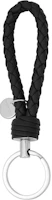 Order Bottega Veneta Woven Sheepskin Unisex Keychain Black 113539 -V001D-1000