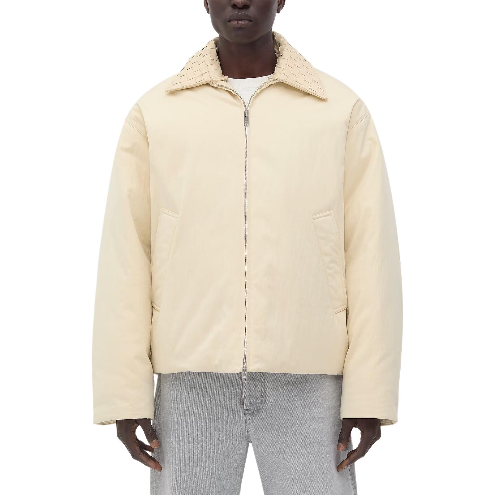 Buy ボッテガヴェネタ イエロー ダウン ジップアップジャケット 809546V1X509028