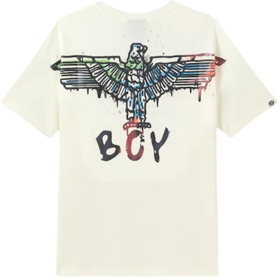 BOY London Artist Graffiti Solid Color Crew Neck T-Shirt Unisex Clothing B241N0191101 Buy BOY London Artist Graffiti Solid Color Crew Neck T-Shirt Unisex Clothing B241N0191101