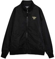BOY London Black Jacket with Gold Eagle Logo Print - Unisex Loose Fit B213NA303002 BOY London Black Jacket with Gold Eagle Logo Print - Unisex Loose Fit B213NA303002