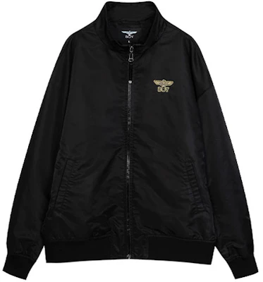 BOY London Black Jacket with Gold Eagle Logo Print - Unisex Loose Fit B213NA303002 Buy BOY London Black Jacket with Gold Eagle Logo Print - Unisex Loose Fit B213NA303002