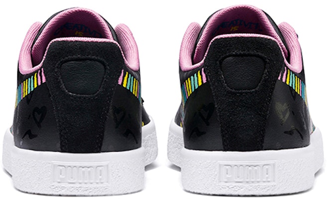Bradley Theodore x Puma Clyde 'Black Prism Pink' 369555-01 Shop Bradley Theodore x Puma Clyde 'Black Prism Pink' 369555-01