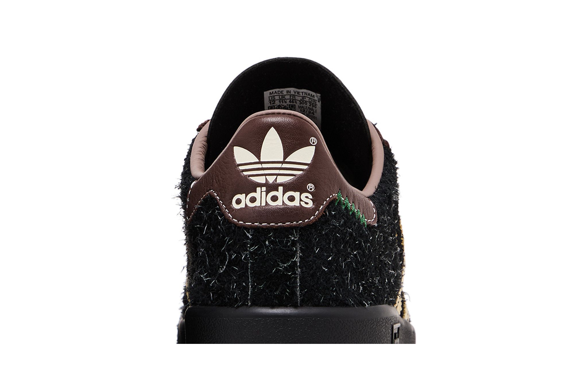 Sizing Brain Dead x adidas Forest Hills 'Hitam' JR7942