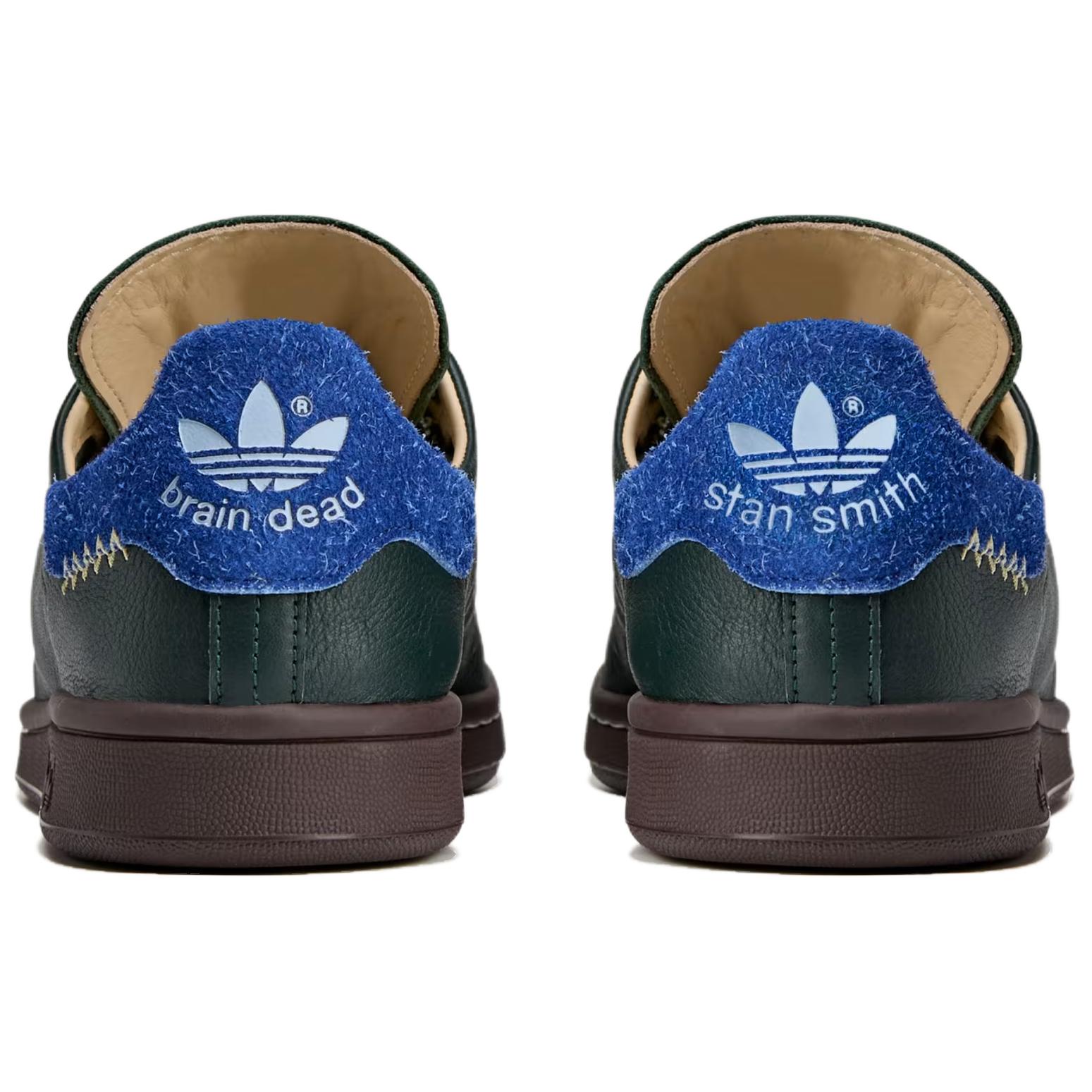 Sizing Brain Dead x adidas Stan Smith 'Hijau Pembayang' IH3433