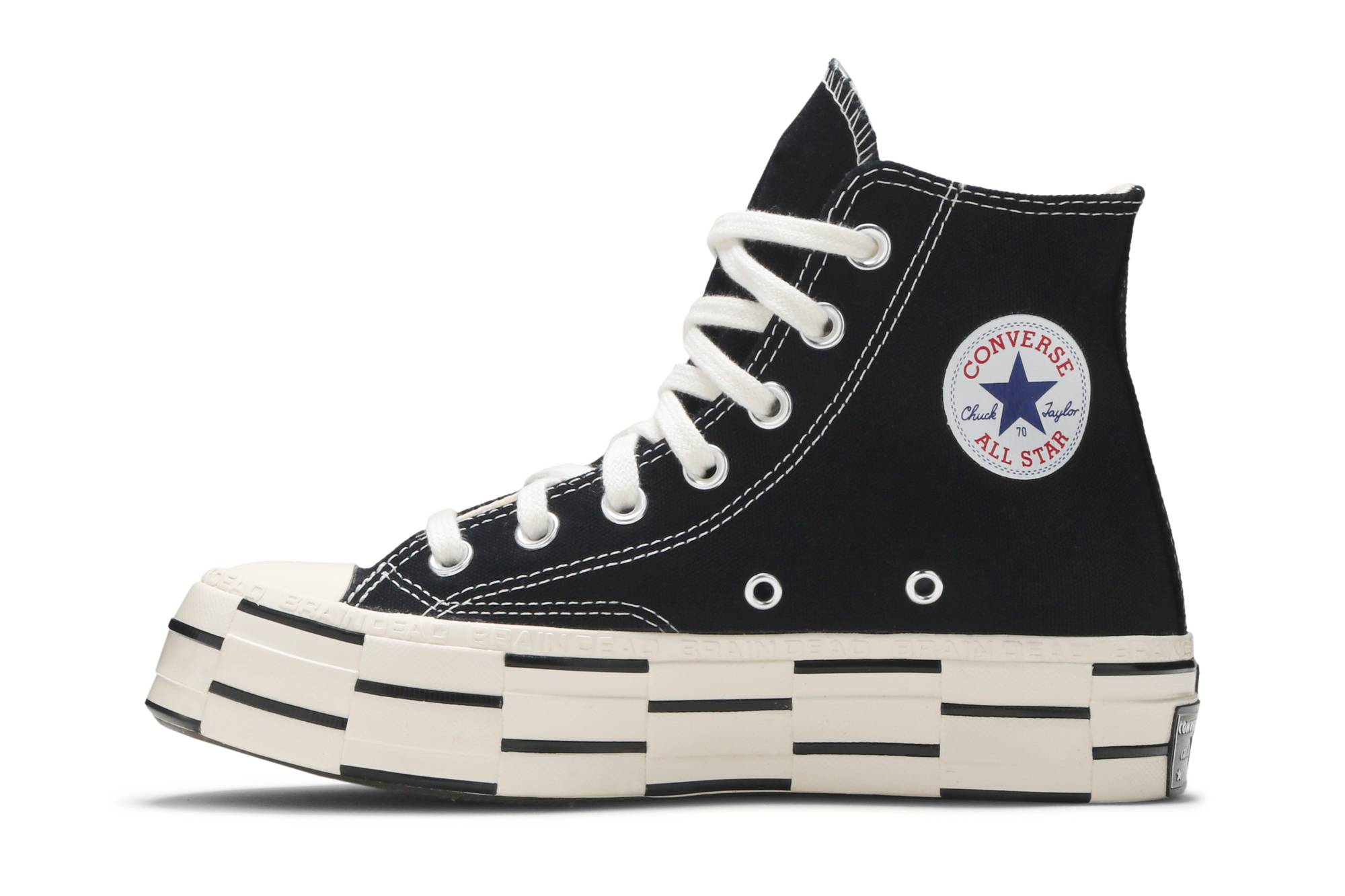 Lookbook Brain Dead x Converse Chuck 70 Tinggi 'Hitam' 170549C
