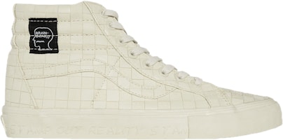 Brain Dead x DSM x Vans Sk8-Hi Reissue LX 'Stamp Out Reality - White' VN0A3A7KNJT Brain Dead x DSM x Vans Sk8-Hi Reissue LX 'Stamp Out Reality - White' VN0A3A7KNJT