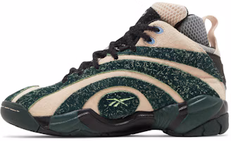 Lookbook Brain Dead x Reebok Shaqnisus '柔和米色/黑色&森林' GX9600
