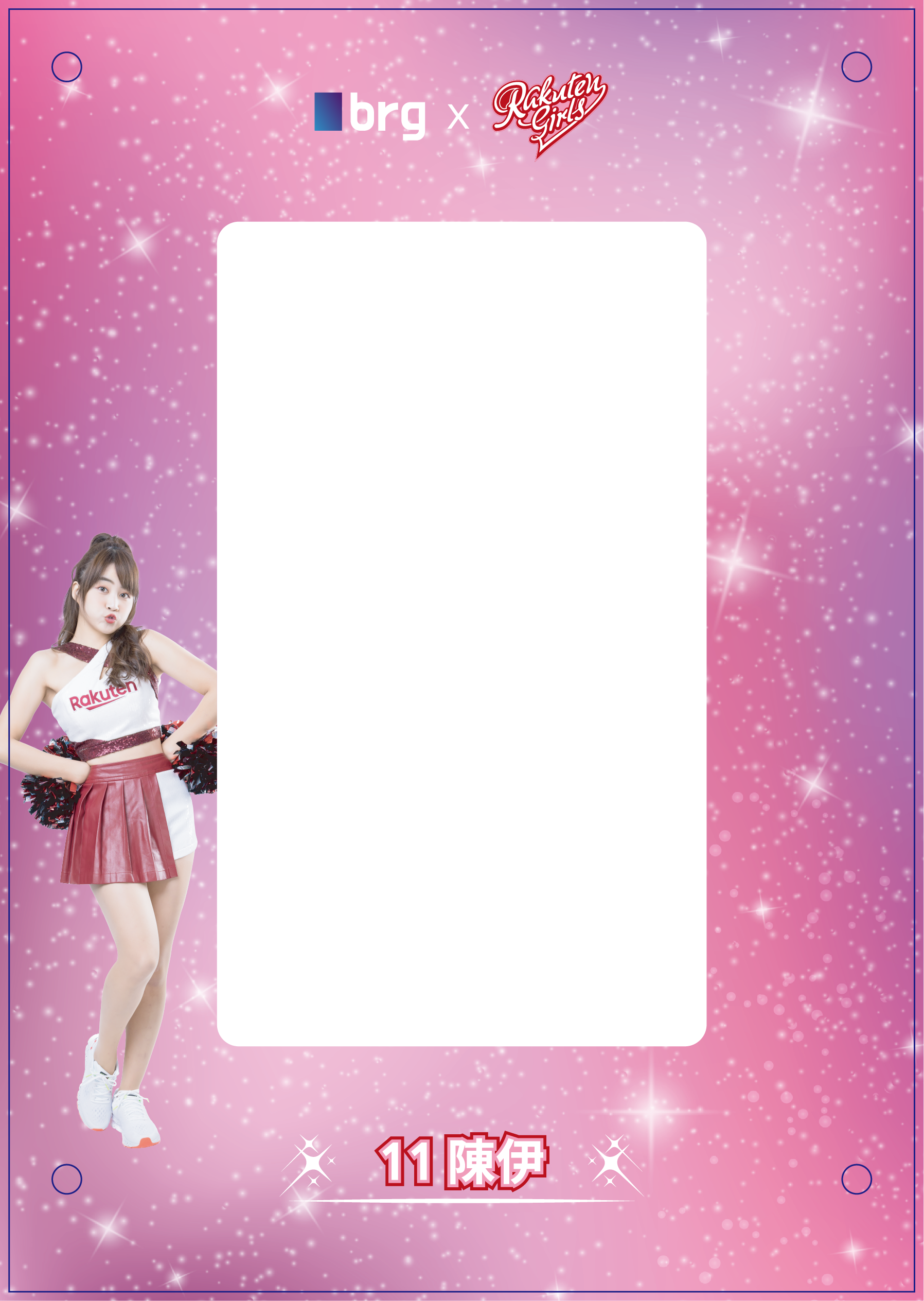 brg x Rakuten Girls Grading Card Window Case- EE #11