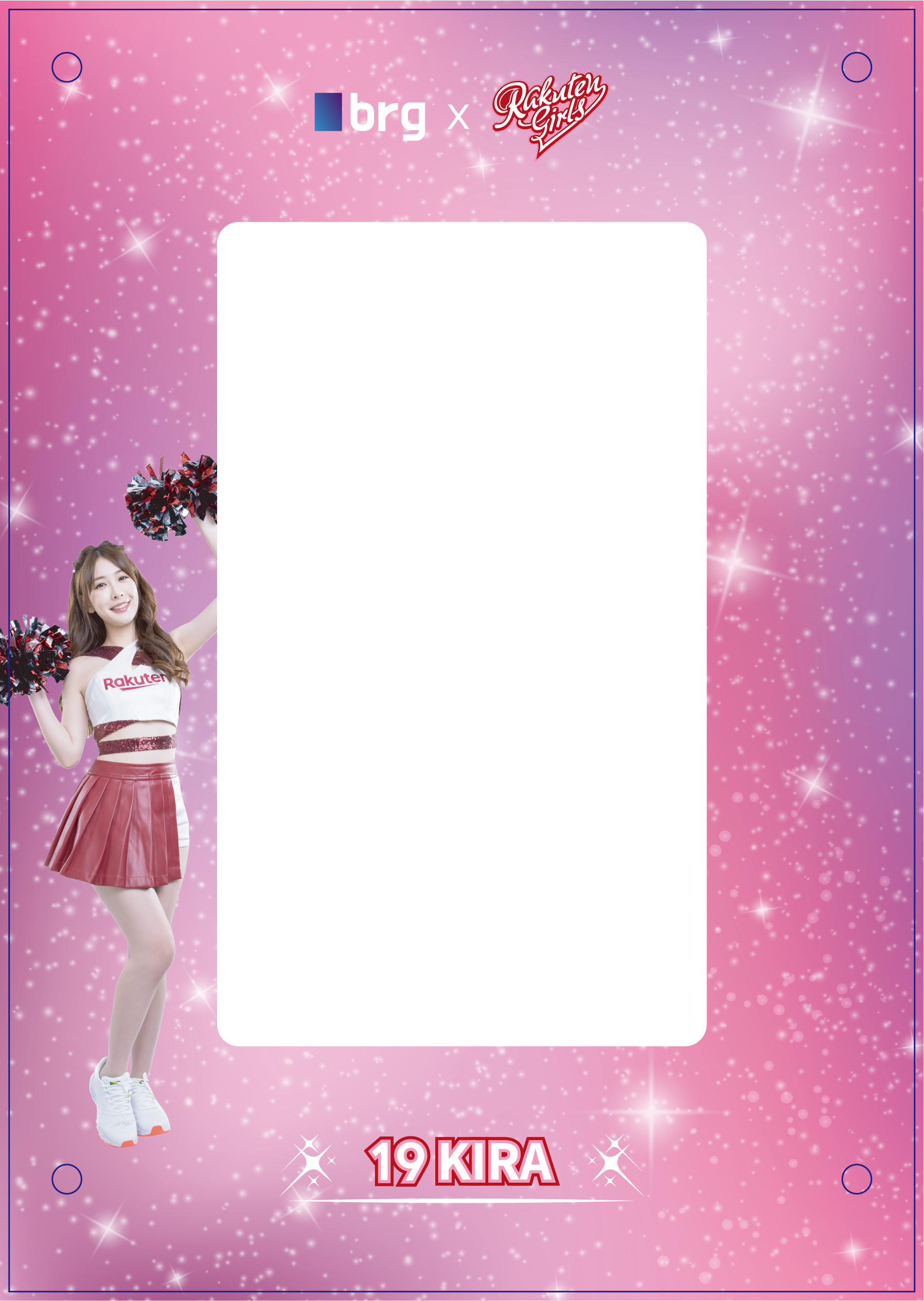 brg x Rakuten Girls Grading Card Window Case- KIRA #19