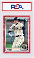 Brice Turang 2020 Bowman Chrome X Red X-Fractor 1/1 #BCP-168 Brice Turang 2020 Bowman Chrome X Red X-Fractor 1/1 #BCP-168