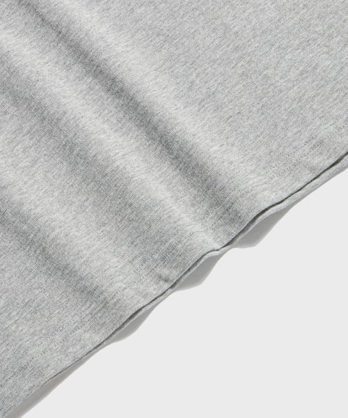 Cheap BRONSON 10.6 oz Cotton Grey Short Sleeve Henley Tee B-TOP-0028-GREY