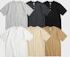 Shop BRONSON 10.6oz Black Cotton Short Sleeve Henley T-Shirt B-TOP-0028-BLACK