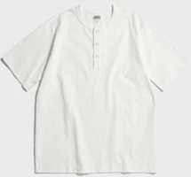 Order BRONSON 10.6oz 純棉白色短袖亨利T恤 B-TOP-0028-WHITE