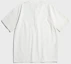 Lookbook BRONSON 10.6oz Cotton White Short Sleeve Henley Tee B-TOP-0028-WHITE